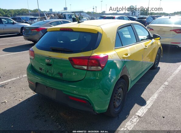 3KPA25AB1JE119986 2018 KIA RIO Yellow Tył prawy