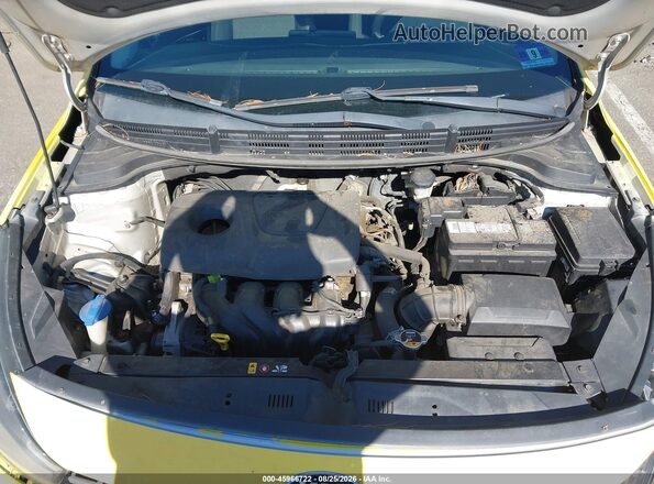 3KPA25AB1JE119986 2018 KIA RIO Yellow Widok z tyłu