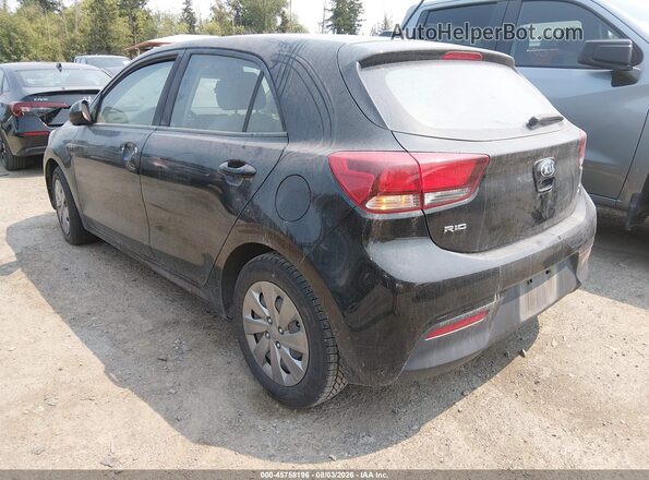 3KPA25AB5KE201995 2019 KIA RIO 5-DOOR Black Trasero izquierdo