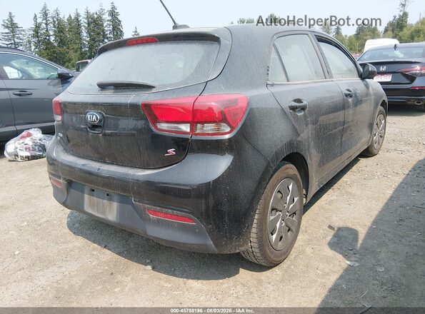 3KPA25AB5KE201995 2019 KIA RIO 5-DOOR Black Trasero derecho