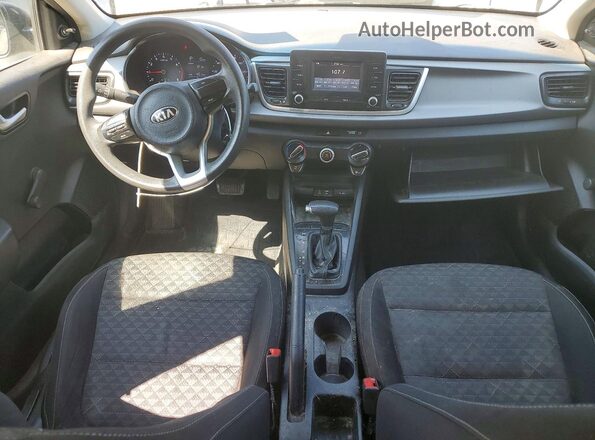 3KPA25ABXJE060050 2018 KIA RIO Black Вид панелі приладів