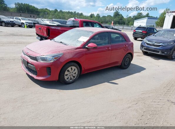3KPA25ABXJE095039 2018 KIA RIO Red Front left