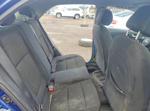 3KPA25ABXKE234796 2019 KIA RIO Blue Rear seats view