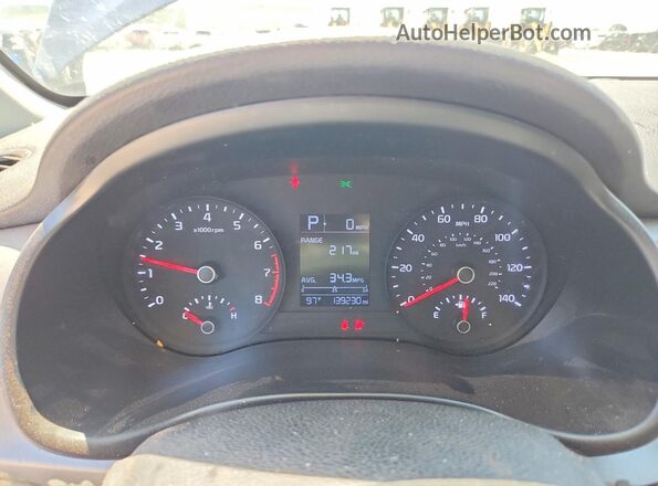 3KPA25AD1LE329511 2020 KIA RIO Синий Вид щитка приборов
