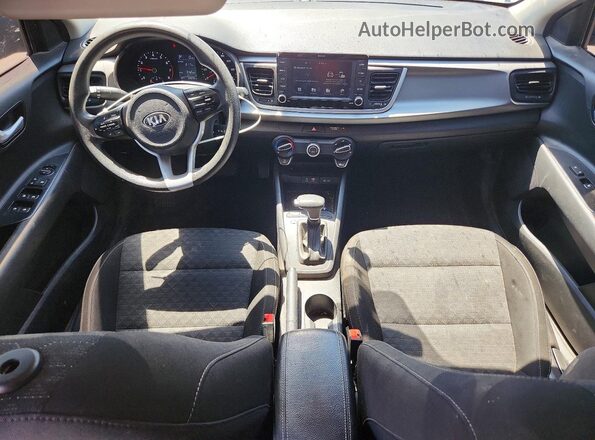 3KPA25AD1LE329511 2020 KIA RIO Синий Вид панели приборов