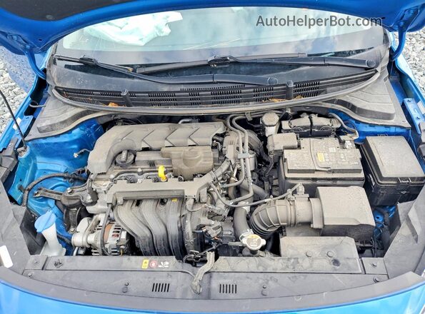 3KPA25AD1PE595844 2023 KIA RIO Синий Вид задней части салона