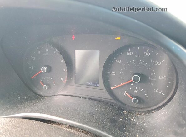 3KPA25AD1PE595844 2023 KIA RIO Синий Вид щитка приборов