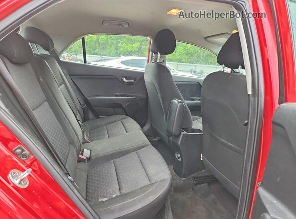3KPA25AD3LE343930 2020 KIA RIO Red Rear seats view