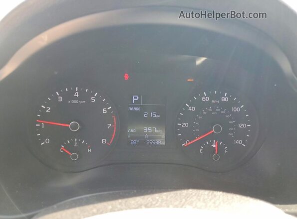 3KPA25AD3PE583629 2023 KIA RIO Gray Widok zestawu wskaźników