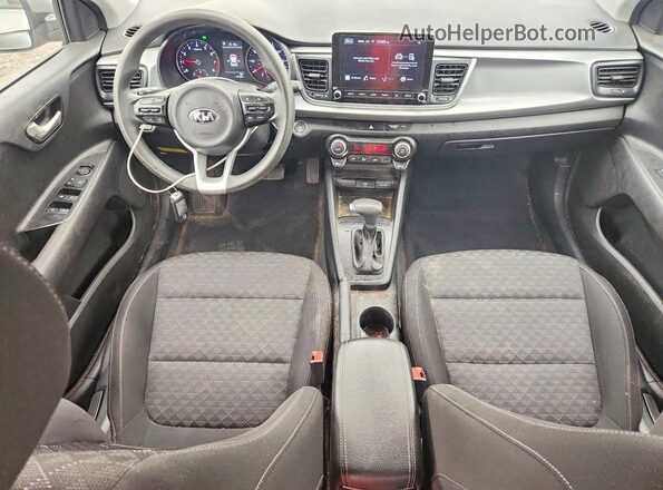 3KPA25AD5ME386800 2021 KIA RIO Gray Вид панелі приладів