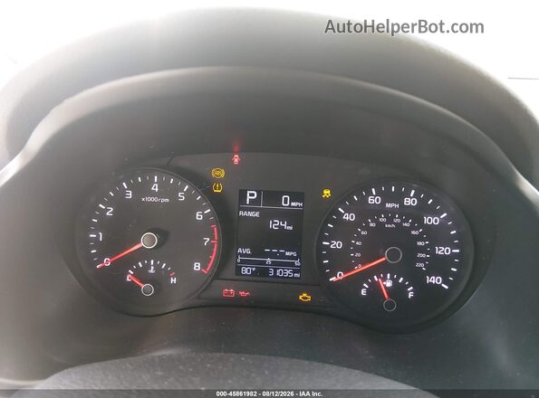 3KPA25AD7LE333854 2020 KIA RIO 5-DOOR Blue Вид задніх сидінь