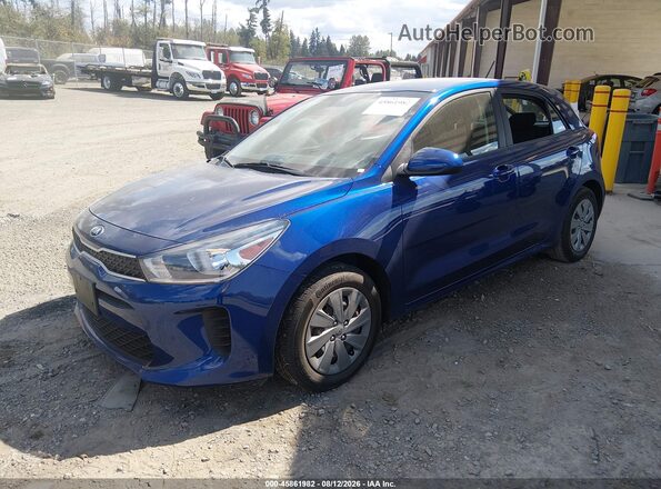 3KPA25AD7LE333854 2020 KIA RIO 5-DOOR Blue Передня ліва чверть
