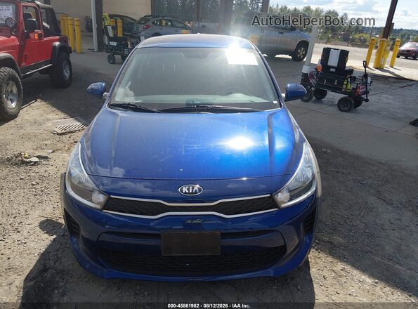 3KPA25AD7LE333854 2020 KIA RIO 5-DOOR Blue Вид панелі приладів