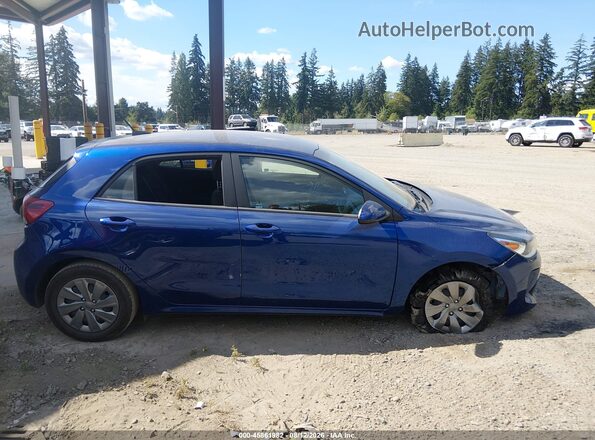 3KPA25AD7LE333854 2020 KIA RIO 5-DOOR Blue Вид щитка приладів