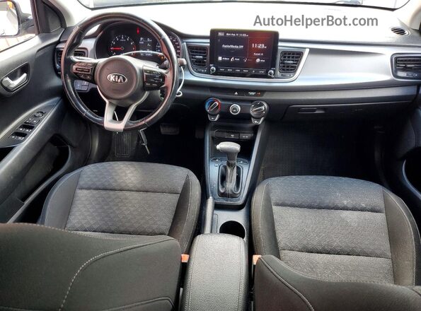 3KPA25AD9ME397072 2021 KIA RIO Silver Вид панелі приладів