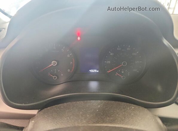 3KPA25AD9NE436289 2022 KIA RIO Gray Instrument cluster view