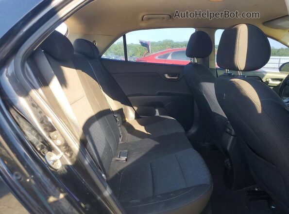 3KPA25ADXLE268529 2020 KIA RIO Черный Вид задних сидений