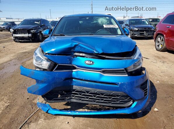 3KPA25ADXME412324 2021 KIA RIO Blue Vista frontal
