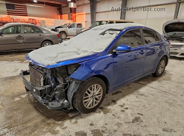 3KPA34AB4JE054560 2018 KIA RIO Blue Trasero izquierdo
