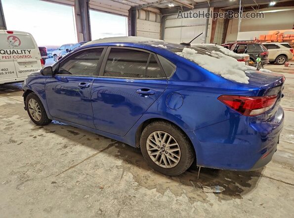 3KPA34AB4JE054560 2018 KIA RIO Blue Delantero derecho