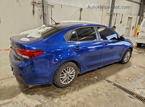 3KPA34AB4JE054560 2018 KIA RIO Blue Vista del salpicadero