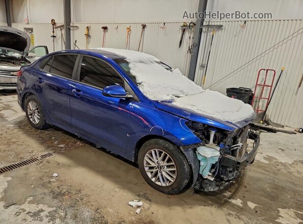 3KPA34AB4JE054560 2018 KIA RIO Blue Vista de los asientos traseros