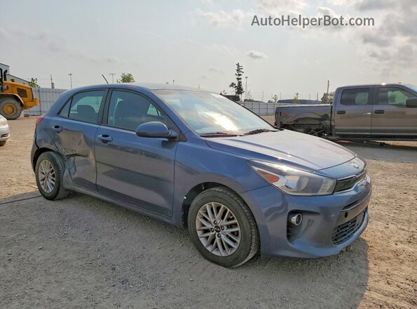 3KPA35AB1JE064064 2018 KIA RIO Blue Առջևի աջ