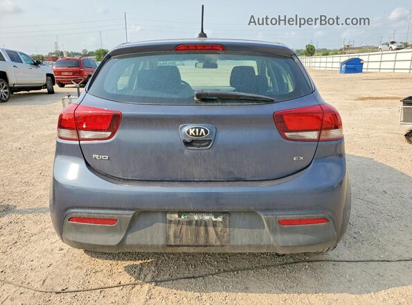 3KPA35AB1JE064064 2018 KIA RIO Blue Հետևի տեսք