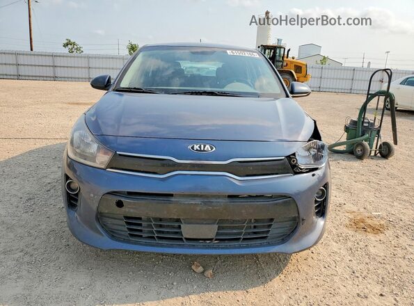 3KPA35AB1JE064064 2018 KIA RIO Blue Դիմացի տեսք