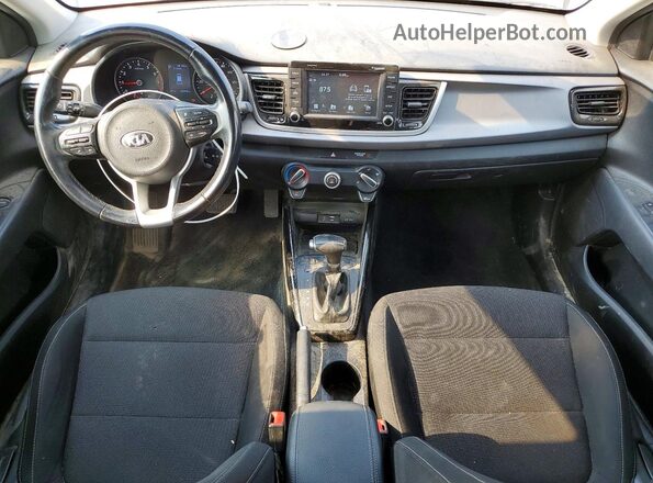 3KPA35AB1JE064064 2018 KIA RIO Blue Առջևի վահանակի տեսք