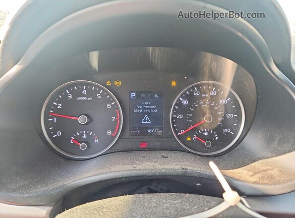 3KPA35AB1JE073301 2018 KIA RIO Silver Vista del cuadro de instrumentos