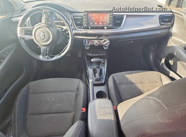 3KPA35AB1JE073301 2018 KIA RIO Silver Vista del salpicadero