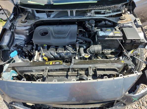 3KPC24A30JE021799 2018 HYUNDAI ACCENT Gray უკანა სალონის ხედი