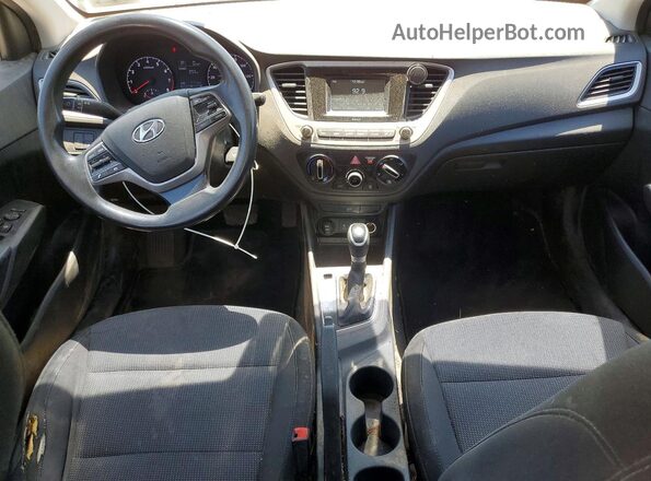 3KPC24A30KE062516 2019 HYUNDAI ACCENT Black Առջևի վահանակի տեսք