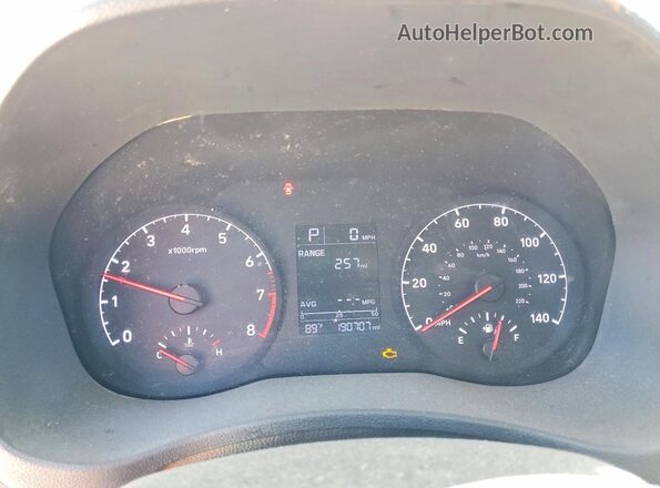 3KPC24A30KE062516 2019 HYUNDAI ACCENT Black Սարքավորումների վահանակի տեսք