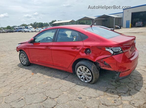 3KPC24A31JE021665 2018 HYUNDAI ACCENT Red Rear left