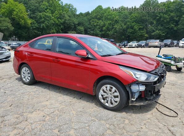 3KPC24A31JE021665 2018 HYUNDAI ACCENT Red Front right