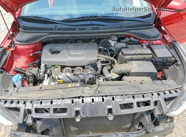 3KPC24A31JE021665 2018 HYUNDAI ACCENT Red Rear interior view