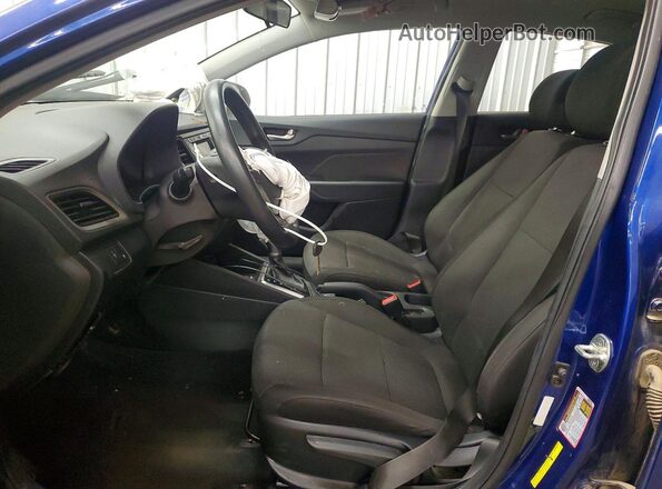 3KPC24A31KE043098 2019 HYUNDAI ACCENT Синий Вид салона спереди