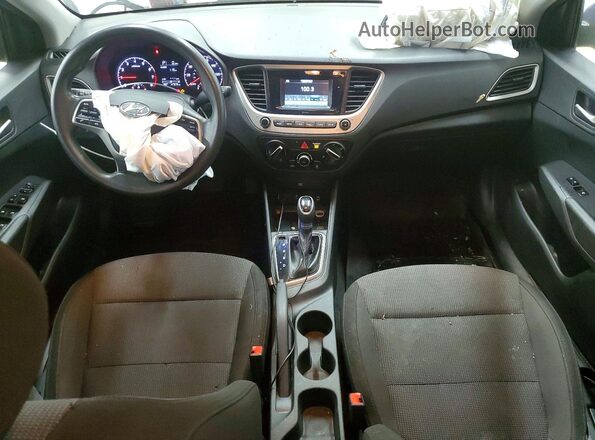 3KPC24A31KE043098 2019 HYUNDAI ACCENT Синий Вид панели приборов