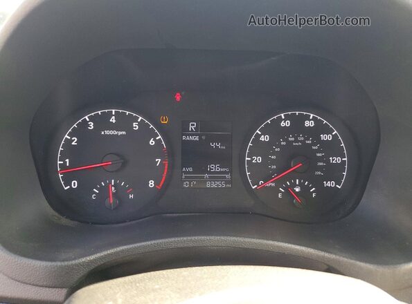 3KPC24A31KE079390 2019 HYUNDAI ACCENT Угольный Вид щитка приборов