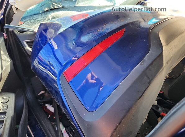 3KPC24A31KE088462 2019 HYUNDAI ACCENT Blue წინა პანელის ხედი