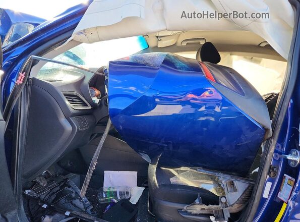 3KPC24A31KE088462 2019 HYUNDAI ACCENT Blue წინა სალონის ხედი