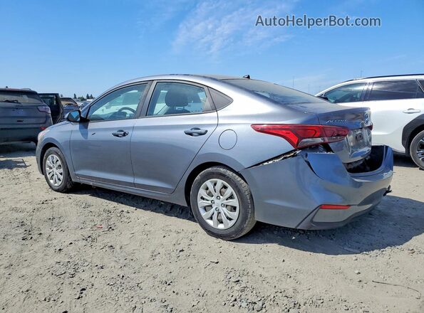 3KPC24A32JE037101 2018 HYUNDAI ACCENT Gray Trasero izquierdo