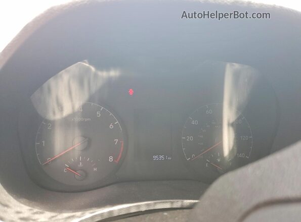 3KPC24A32KE051937 2019 HYUNDAI ACCENT Белый Вид щитка приборов