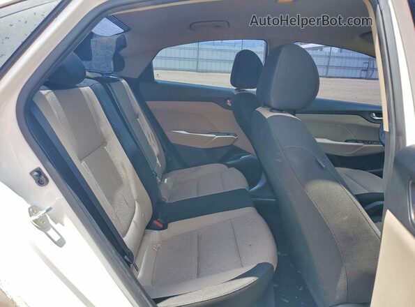 3KPC24A32KE051937 2019 HYUNDAI ACCENT Белый Вид задних сидений