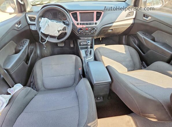 3KPC24A32KE061707 2019 HYUNDAI ACCENT Silver Առջևի վահանակի տեսք