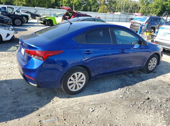 3KPC24A33JE009999 2018 HYUNDAI ACCENT Blue უკანა მარჯვენა
