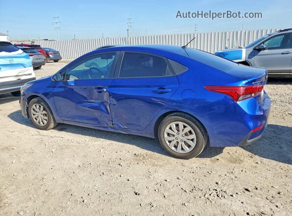 3KPC24A33JE009999 2018 HYUNDAI ACCENT Blue უკანა მარცხენა