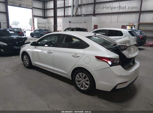 3KPC24A33JE012949 2018 HYUNDAI ACCENT White Trasero izquierdo